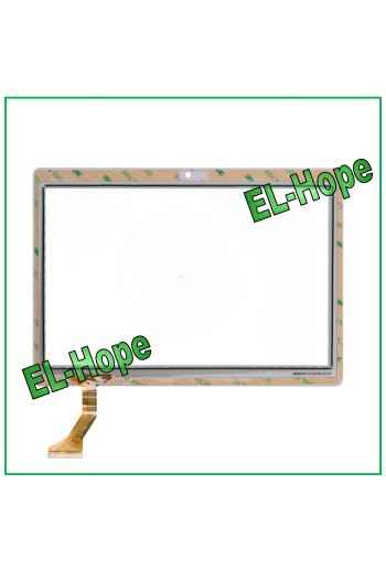 ÉCRAN TACTILE EN VERRE DIVERSES MARQUES CODE PLAT ZY-1002A 10.1 ADHÉSIF DOUBLE FACE BLANC 