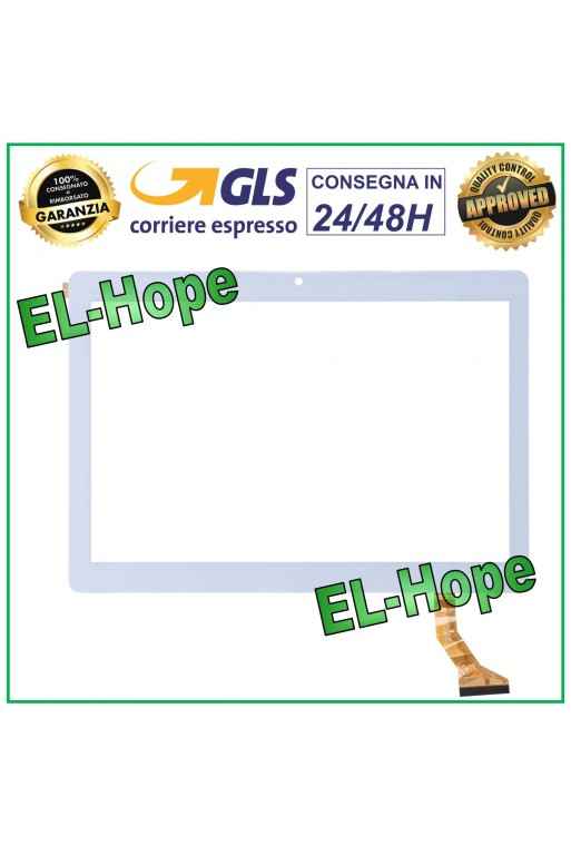 ÉCRAN TACTILE PLAT LAMZIEN CX-1096A1-FPC276-V02 10,1 BLANC ADHÉSIF DOUBLE FACE