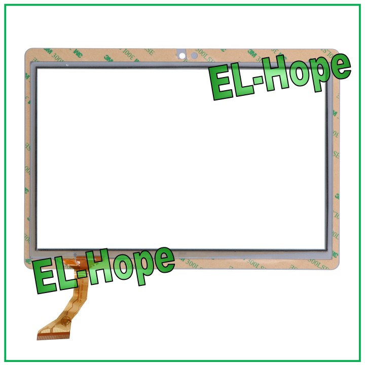 ÉCRAN TACTILE PLAT LAMZIEN CX-1096A1-FPC276-V02 10,1  BLANC ADHÉSIF DOUBLE FACE