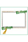 ÉCRAN TACTILE EN VERRE PHABLET PLAT CODE KINGVINA-PG1026-FPC 10,1  BLANC ADHÉSIF DOUBLE FACE