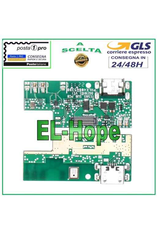 CONNECTEUR DE CHARGE POUR MICROPHONE DOOGEE X95, PCB DE CHARGE MICRO USB