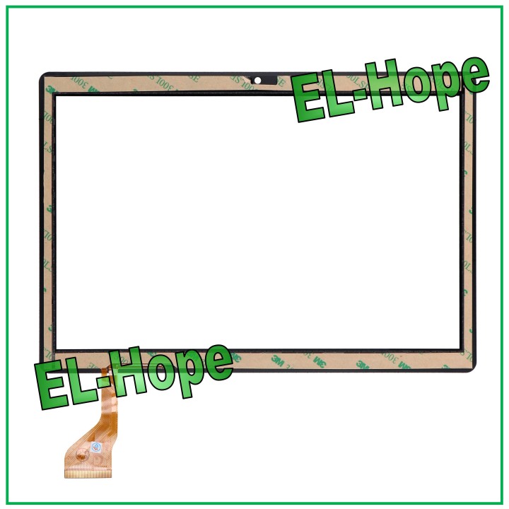 ÉCRAN TACTILE EN VERRE YESTEL X7 FLAT FLEX CODE HZYCTP-102044 10,1  NOIR ADHÉSIF DOUBLE FACE