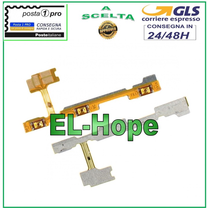 TOUCHES LATÉRALES PLATES VOLUME ET MARCHE/ARRÊT POUR HUAWEI P40 LITE ET ART-L28