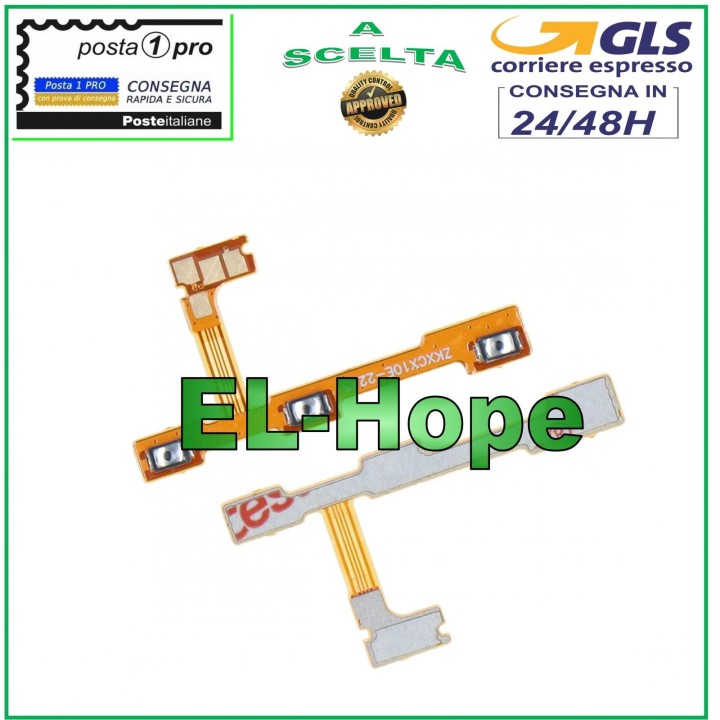 Touches late'rales plates, volume et marche/arre't pour Huawei Y6P 2020 MED-LX9