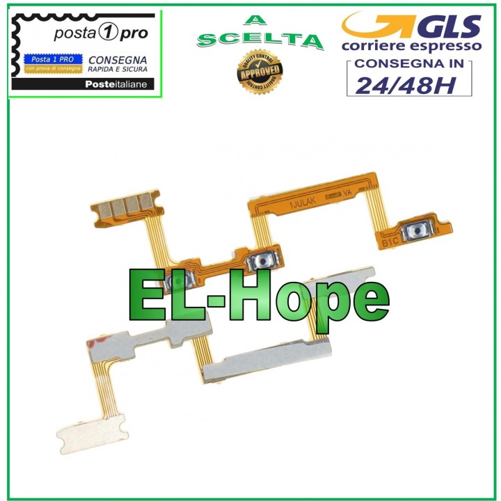Touches late'rales plates pour bouton de volume, marche/arre't et bouton d alimentation pour Huawei Nova 9 SE