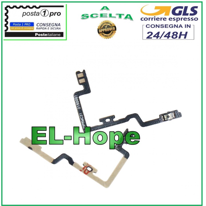 Câble plat flexible pour bouton marche/arre't pour Oppo Realme C31 RMX3501