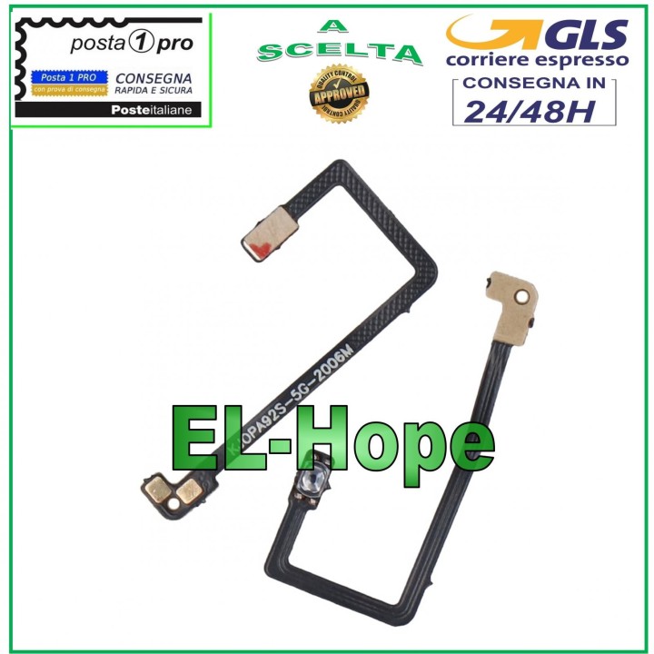 Nappe de touche marche/arre't plate et flexible pour Oppo Reno 4Z 5G (CPH2065)