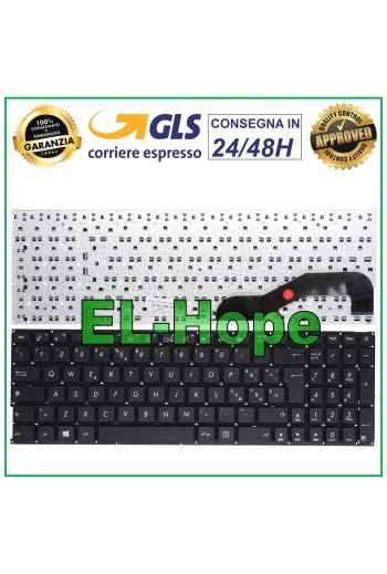 Clavier italien pour ordinateur portable ASUS F540, F540L, F540LJ-XX470T, F540LJ, noir