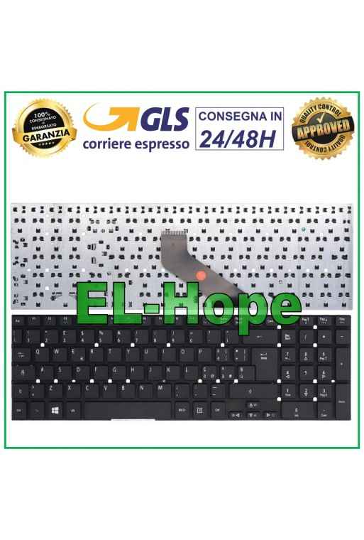 Clavier italien pour ordinateur portable Acer Aspire V3-572 V3-572G Series E1 E5 V3 V5 Noir