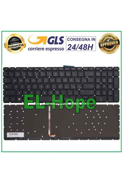 ORDINATEUR PORTABLE HP 15 AVEC CLAVIER ITA AU006NL AU009NL AU010NL BC005NL + RÉTROÉCLAIRAGE