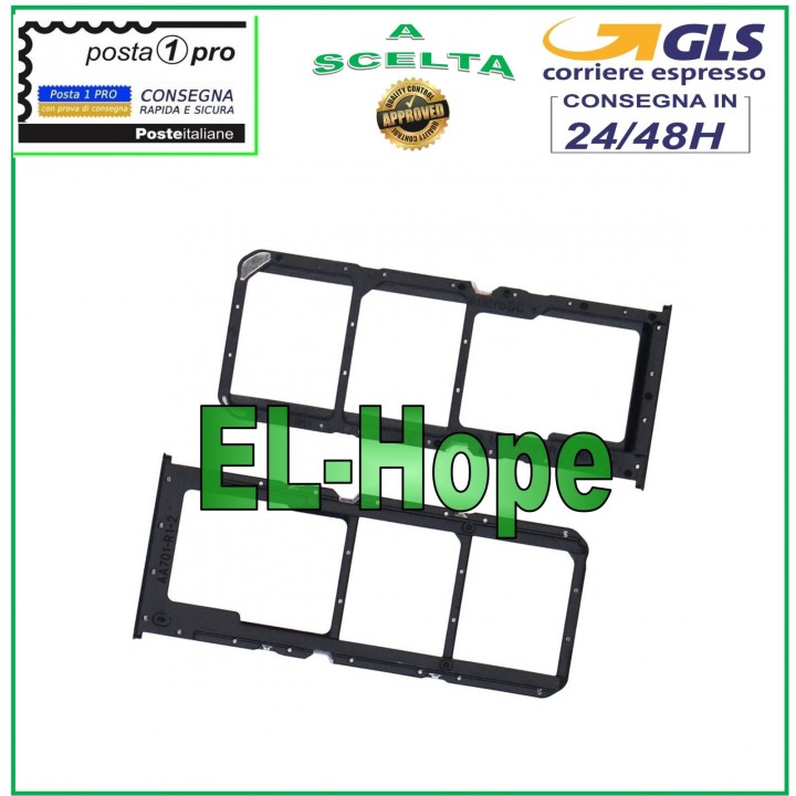 Compartiment SIM pour carte micro SD pour Oppo Realme 8 Pro RMX3081 Noir