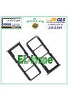 Compartiment pour carte nano SIM et micro SD pour Oppo Realme C30 RMX3581 Noir