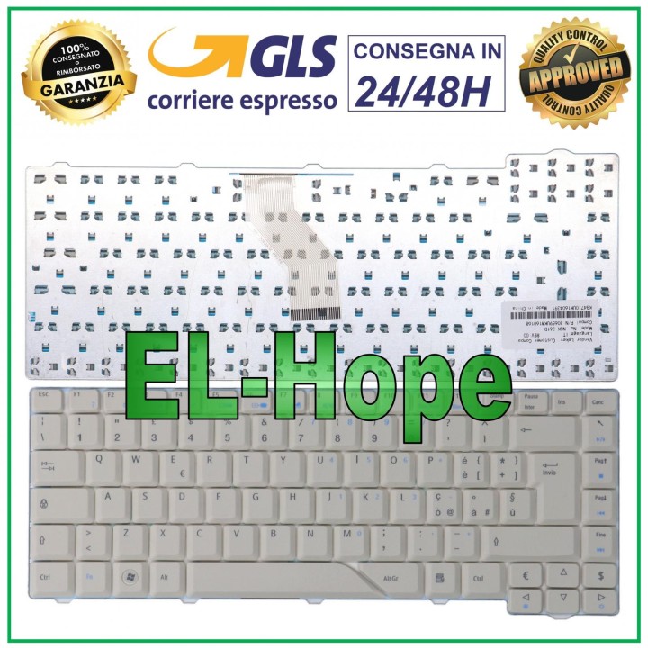 Clavier italien pour ordinateur portable ACER 5920 5720 6935 4930 4520 4710 blanc