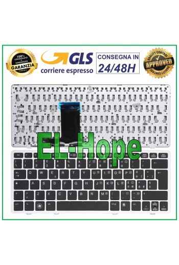 Clavier italien pour HP EliteBook 2570p 2560p, cadre noir 