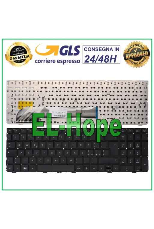 Clavier italien pour ordinateur portable HP ProBook 4530S, 4535S, 4730S, noir