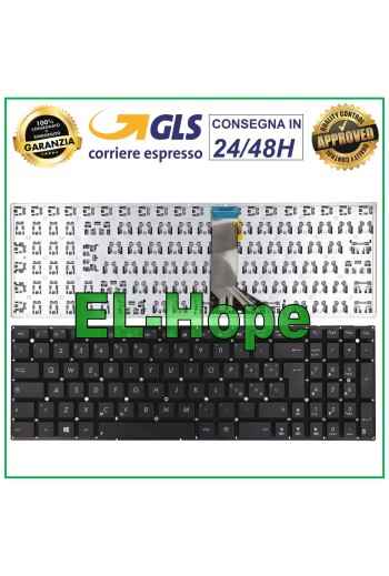 Clavier italien pour ordinateur portable ASUS X551, X551C, X551CA, X551M, X551MA, X551MAV, noir
