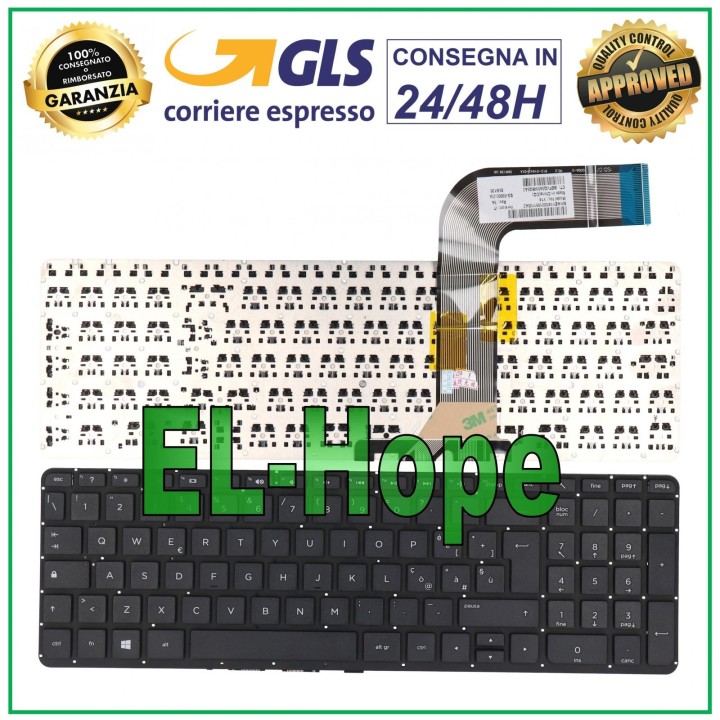 CLAVIER ITA POUR ORDINATEUR PORTABLE HP PAVILION SERIES 15-P 15-K 17-F 15T-K 17-K 17T-F NOIR