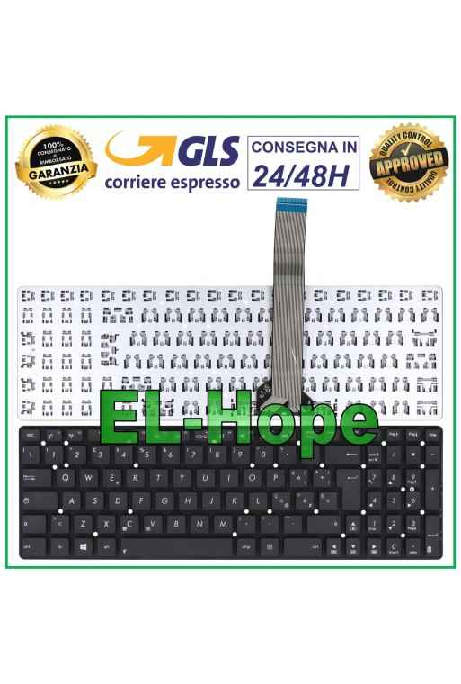 Clavier italien pour ordinateur portable ASUS A55V A55VD K55A K55V K55VD A55V noir