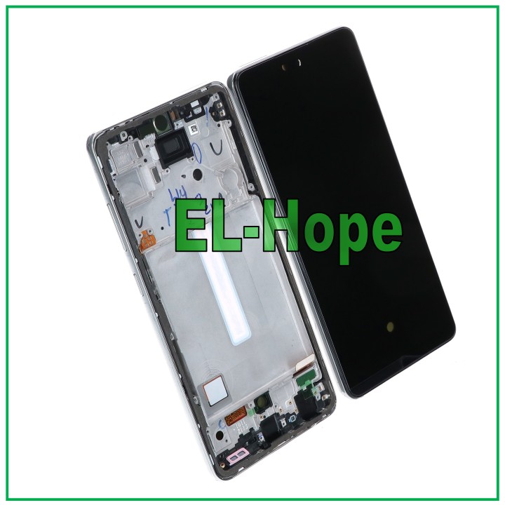 Écran LCD OLED x Samsung Galaxy A52 5G 2021 SM-A525F A526B Cadre tactile blanc