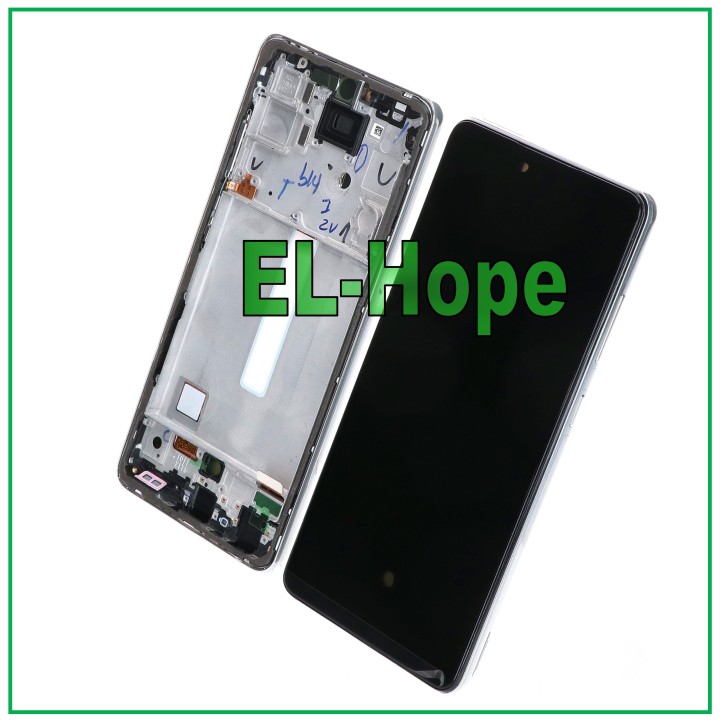 Écran LCD OLED x Samsung Galaxy A52 5G 2021 SM-A525F A526B Cadre tactile blanc