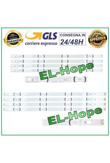 KIT 8 RUBAN LED POUR TV LG 42 LB32 (A) - LB33 (B) INNOTEK DRT 3.0 TYPE R01