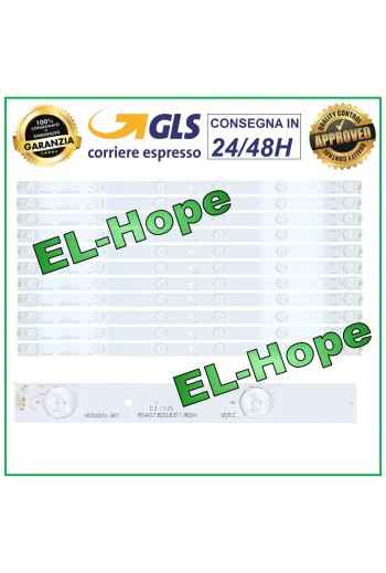 KIT 11 BARRES 6 LED TV 50 HISENSE HD500DUB01 RSAG7.820.6311/RHO AGS45153