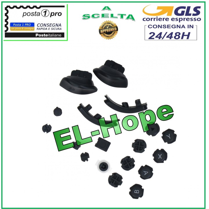 KIT DE BOUTON DE LEVIER DE REMPLACEMENT KIT DE CLÉS COMPLET POUR JOYCON NINTENDO SWITCH