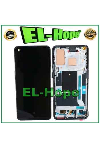Écran OLED + châssis pour OnePlus 9 LE2110 LE2113 Écran LCD tactile noir