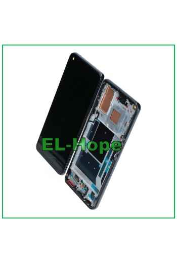 Écran OLED + châssis pour OnePlus 9 LE2110 LE2113 Écran LCD tactile noir