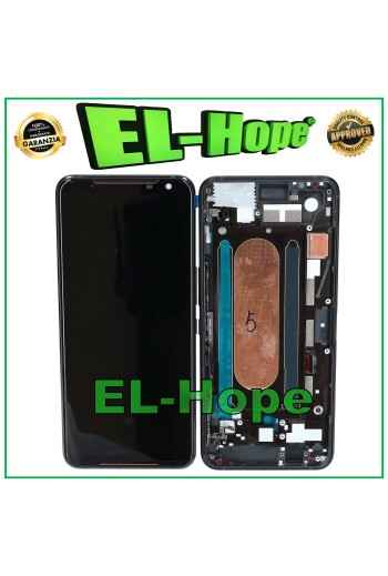 Cadre d e'cran tactile OLED pour Asus ROG Phone 2 II ZS660KL, e'cran LCD en verre noir