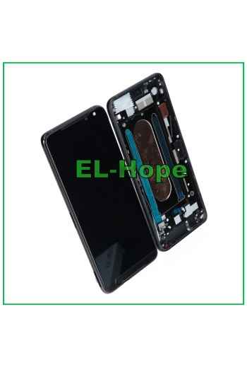 Cadre d e'cran tactile OLED pour Asus ROG Phone 2 II ZS660KL, e'cran LCD en verre noir