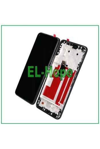 Cadre d affichage e'cran tactile pour Huawei P40 Lite 5G CDY-NX9A e'cran en verre noir