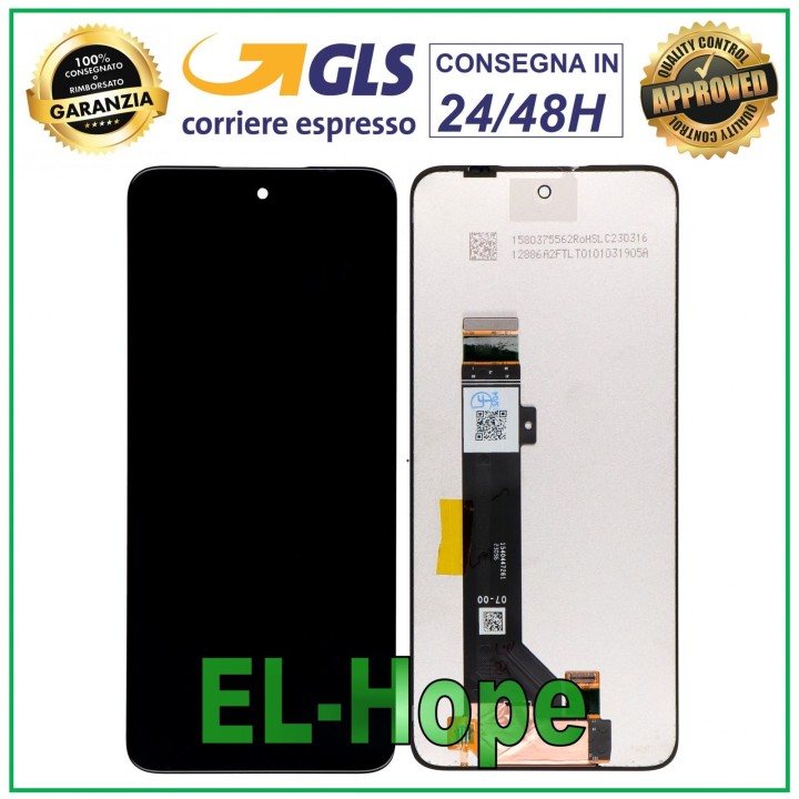 Écran LCD tactile en verre pour Motorola Moto G13 XT-2331 XT2331