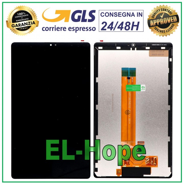 Écran tactile LCD pour Samsung Galaxy Tab A7 Lite 2021 8,7  SM-T220 Wi-Fi