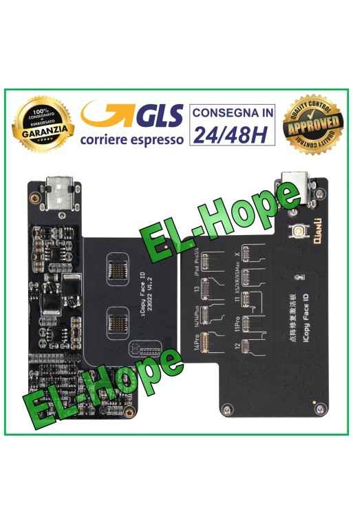 CARTE DE RÉPARATION DE RÉCUPÉRATION D IDENTIFICATION FACIALE QIANLI ICOPY PLUS POUR IPHONE X-14PM