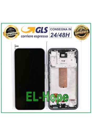 Écran tactile LCD 100 % d origine Samsung Galaxy A54 5G 2023 SM-A546, cadre noir