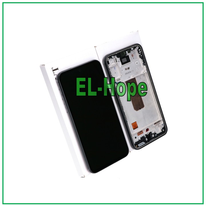 Écran tactile LCD d origine pour Samsung A54 5G 2023 SM-A546, cadre noir GH82-31231A
