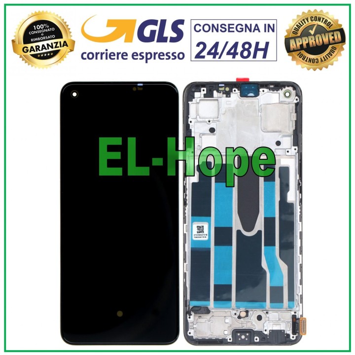 Cadre d e'cran LCD OLED pour Oppo Find X5 Lite CPH2371 Écran tactile en verre