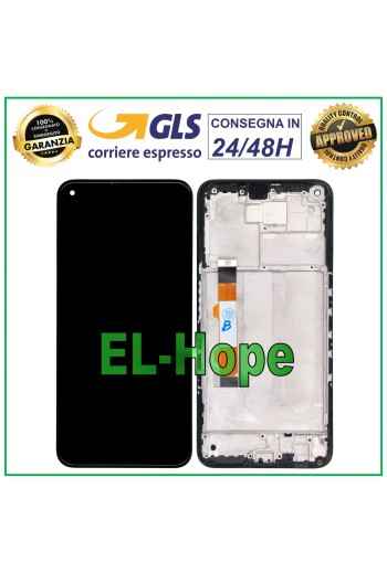 Écran LCD + châssis pour Xiaomi Redmi Note 9T / Note 9 5G M2007J22 Écran tactile