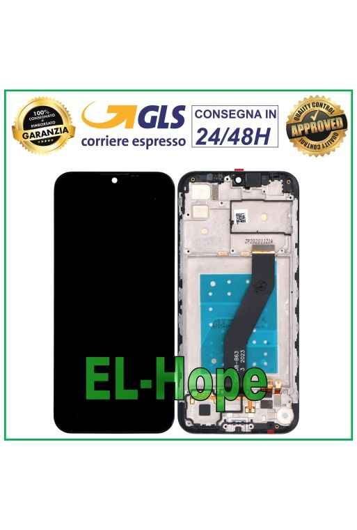 Écran LCD + cadre pour Motorola Moto E6S XT2053 XT-2053 Écran tactile en verre