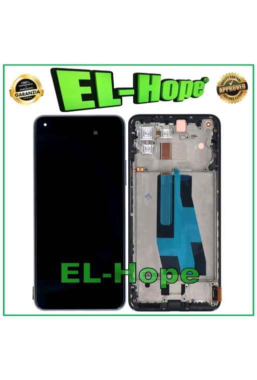 Écran OLED + châssis pour Xiaomi Mi 11 Lite 4G 5G NE M2101K9AG, e'cran tactile noir