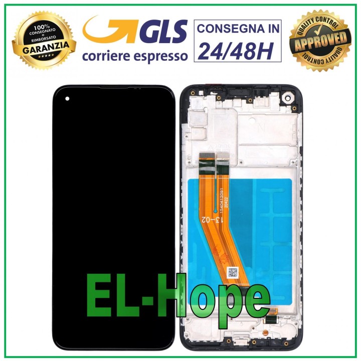 Écran tactile LCD avec châssis pour Samsung Galaxy A11 SM-A115/M11 SM-M115