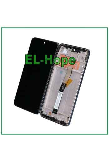 Cadre d e'cran tactile LCD pour Xiaomi Redmi Note 9 Pro / 9 Pro Max / 9S M2003J6 Noir