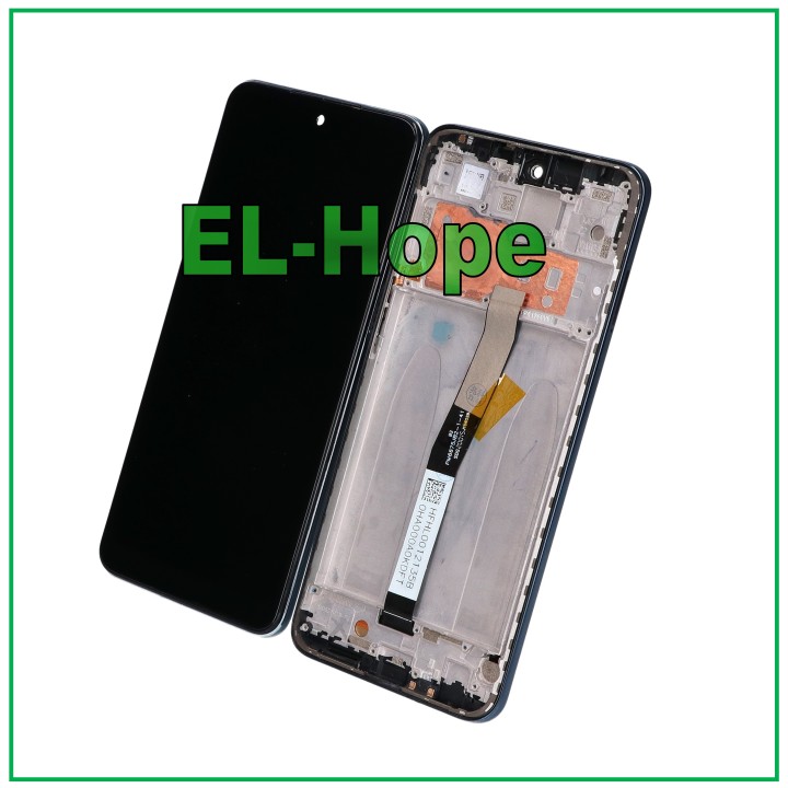 Cadre d e'cran tactile LCD pour Xiaomi Redmi Note 9 Pro / 9 Pro Max / 9S M2003J6 Noir