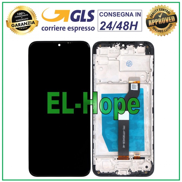 Écran tactile LCD + châssis pour Motorola Moto G8 Power Lite XT-2055 XT2055 Glass
