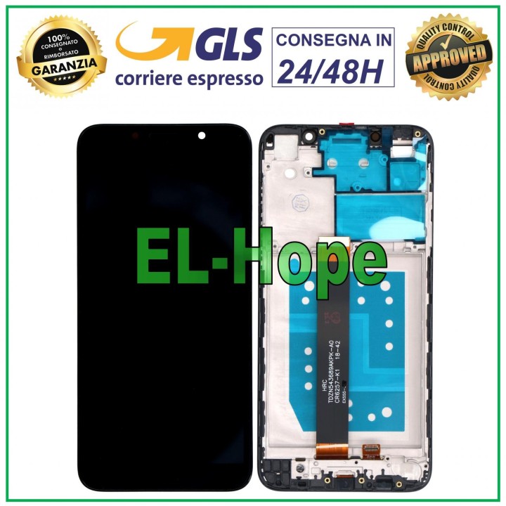 Écran tactile LCD + châssis pour Motorola Moto E6 Play XT-2029 XT2029