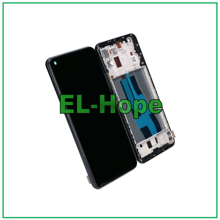 Écran tactile TFT + châssis pour Xiaomi Mi 11 Lite 4G 5G NE NM2101K9AG, noir