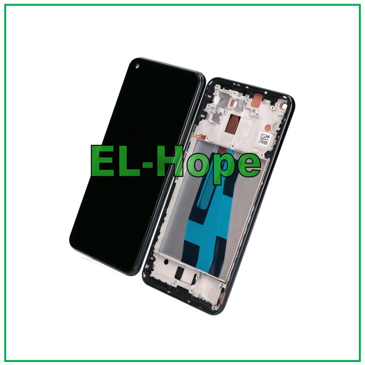 Écran tactile TFT + châssis pour Xiaomi Mi 11 Lite 4G 5G NE NM2101K9AG, noir
