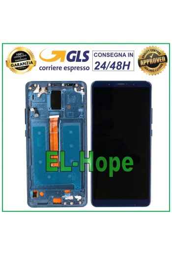 Cadre d e'cran OLED pour Huawei Mate 10 Pro BLA-L09 L29, e'cran tactile bleu