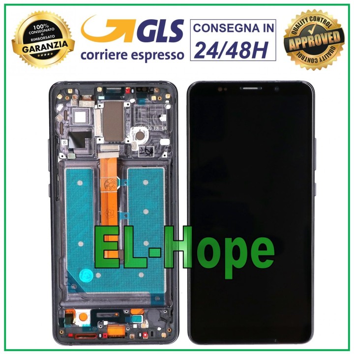 Cadre d e'cran OLED pour Huawei Mate 10 Pro BLA-L09 L29, e'cran tactile noir